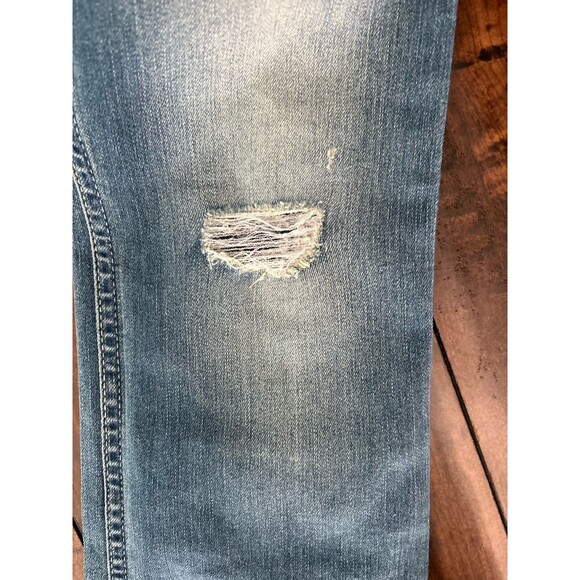 Abercrombie Kids Cropped Flare Slim Fit Medium Wash Size 13/14 NEW - Picture 4 of 11